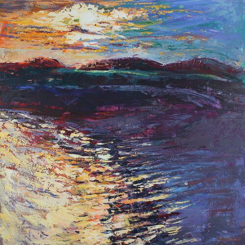 Shoreline in Afternoon Sun von Sylvia Paul, Malerei kaufen auf Singulart