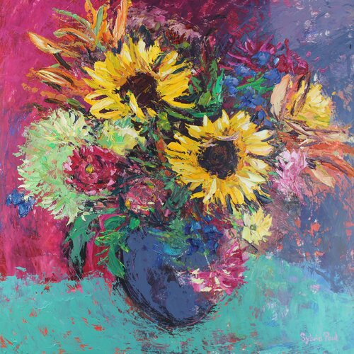Sunflowers from the Garden Sylvia Paul