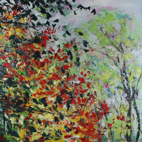 Contrasts of Autumn von Sylvia Paul, Malerei kaufen auf Singulart