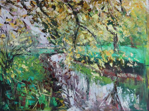 October River von Sylvia Paul, Malerei kaufen auf Singulart