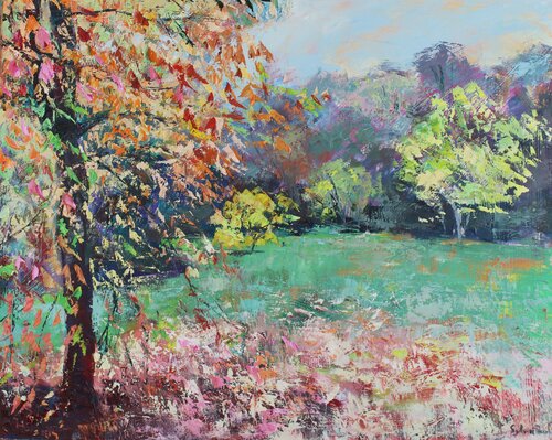 Autumnal Tree von Sylvia Paul, Malerei kaufen auf Singulart