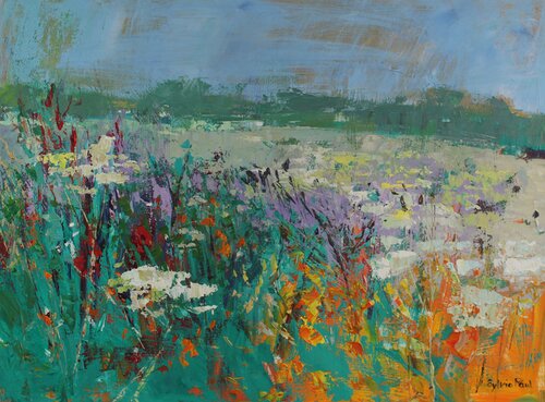 Soft Meadow di Sylvia Paul, Pittura in vendita su Singulart