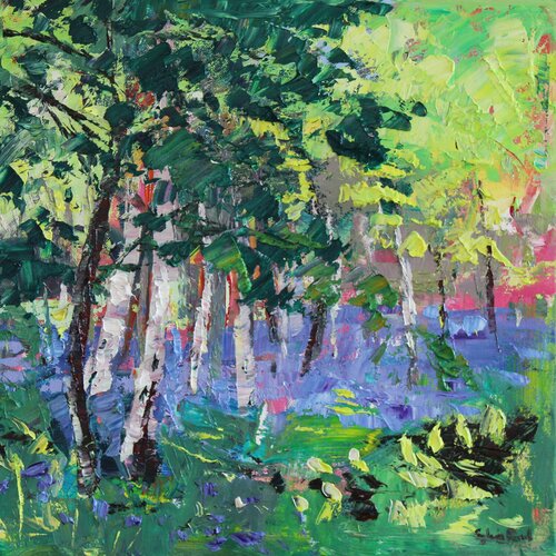 Bluebell Time di Sylvia Paul, Pittura in vendita su Singulart