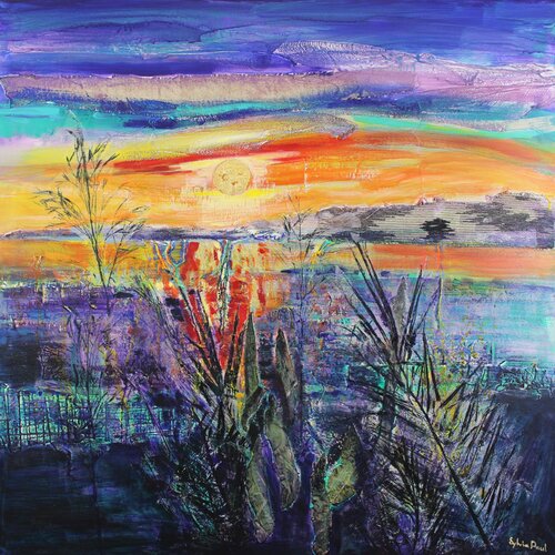 Setting Sun van Sylvia Paul, Schilderij te koop op Singulart