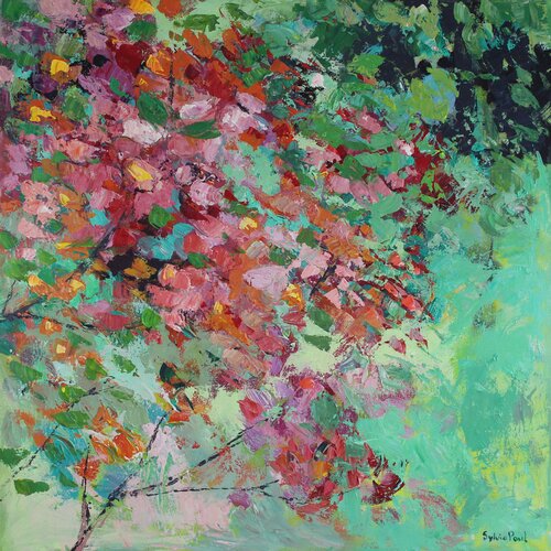Leaves in Fall di Sylvia Paul, Pittura in vendita su Singulart