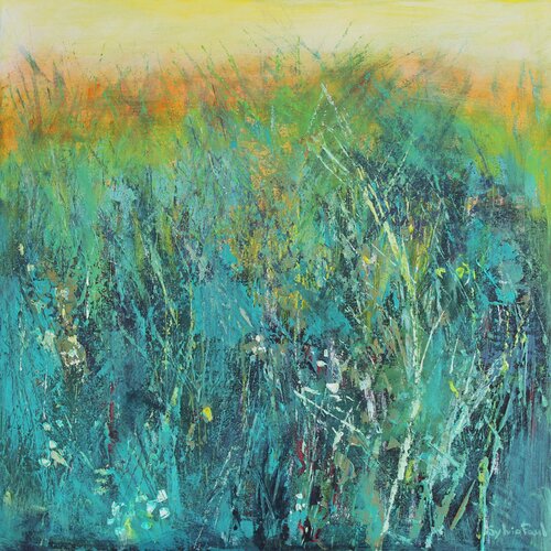 Meadow Glow van Sylvia Paul, Schilderij te koop op Singulart