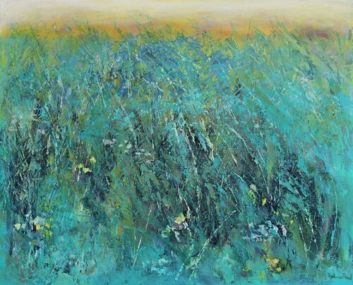 Quiet Meadow van Sylvia Paul, Schilderij te koop op Singulart