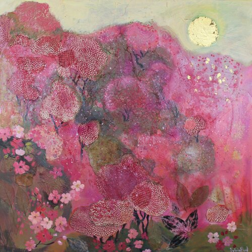 Cherry Blossom Clouds by Sylvia Paul, 회화 for Sale on Singulart