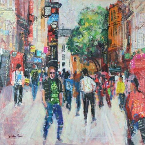 Theatre Land, London di Sylvia Paul, Pittura in vendita su Singulart