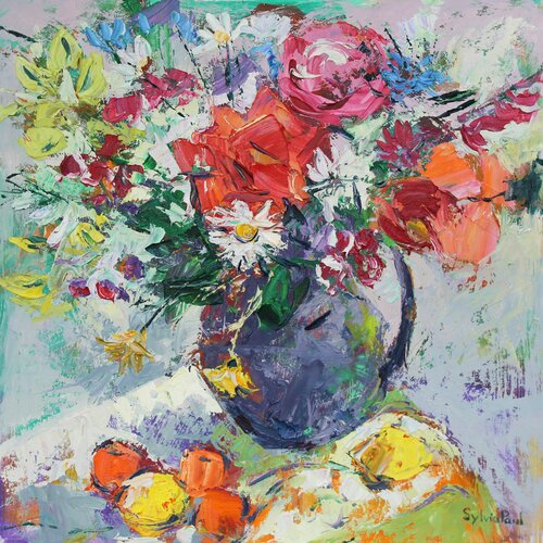 Summer Garden Collection di Sylvia Paul, Pittura in vendita su Singulart