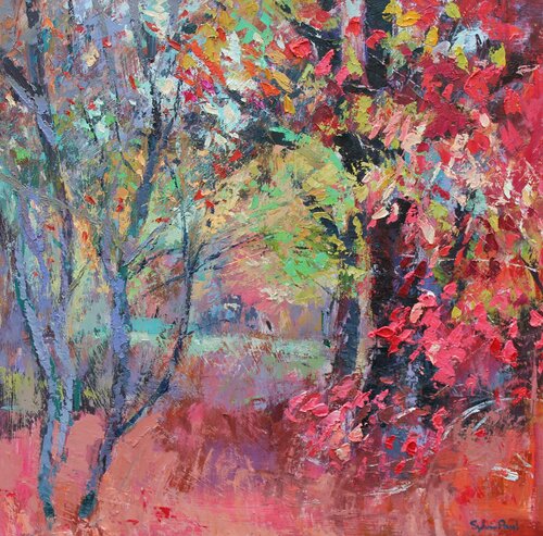 Glorious Autumn van Sylvia Paul, Schilderij te koop op Singulart