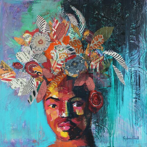Flora di Sylvia Paul, Pittura in vendita su Singulart
