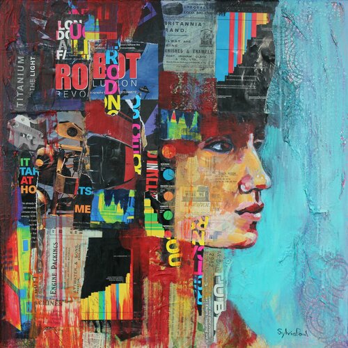 The Thinker di Sylvia Paul, Pittura in vendita su Singulart