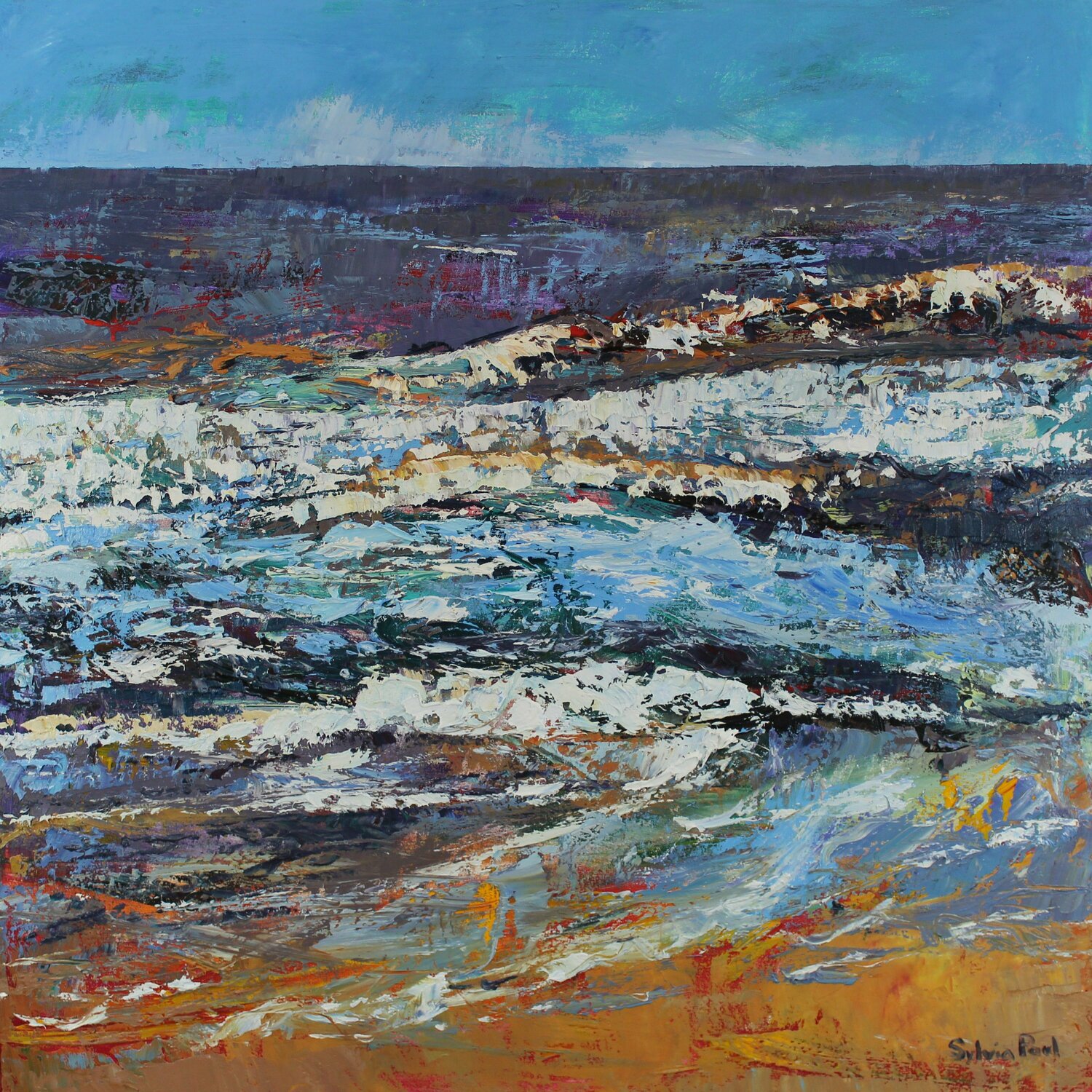 Frothy Shore Sylvia Paul