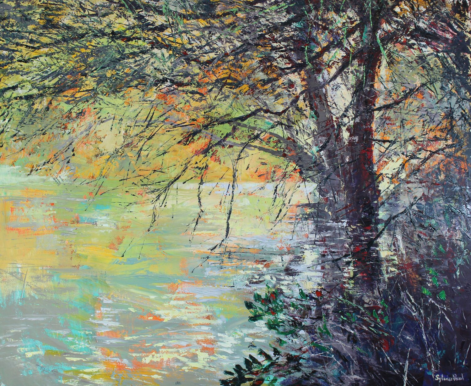 River Stour in Winter, Flatford Sylvia Paul
