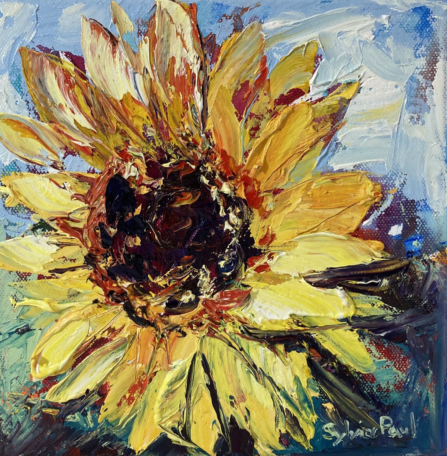 Bold Sunflower Sylvia Paul