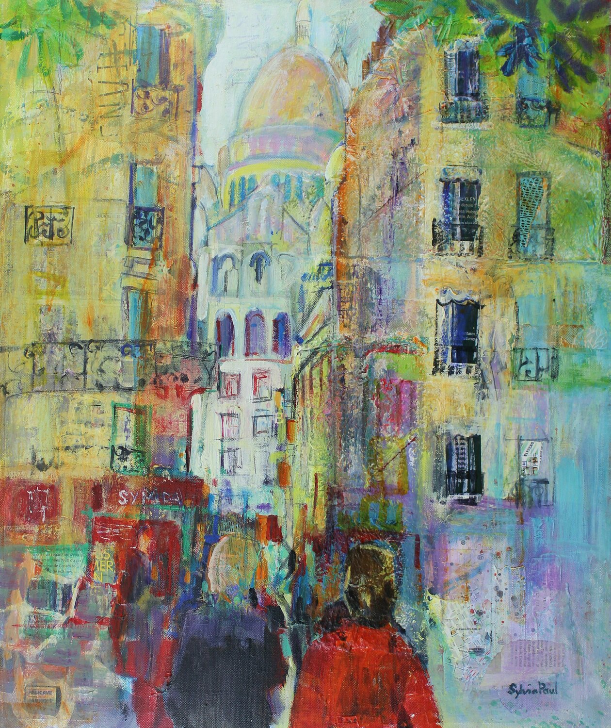 An Evening Walk to Sacre Couer Sylvia Paul