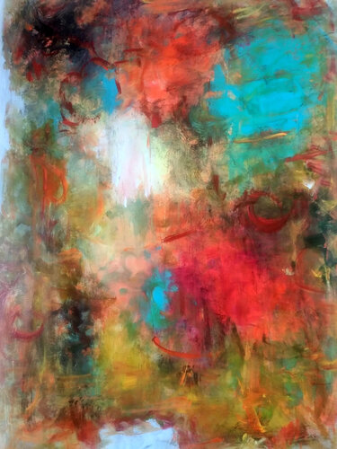Autumn Forest di Davina Nicholas, Pittura in vendita su Singulart