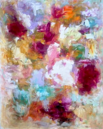 Timeless Roses di Davina Nicholas, Pittura in vendita su Singulart