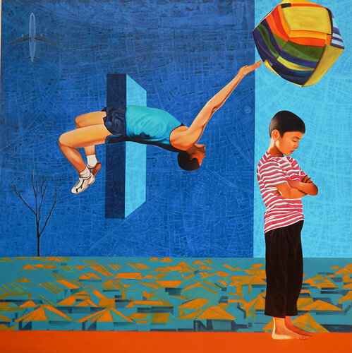 Game di Nijesh Mohan, Pittura in vendita su Singulart
