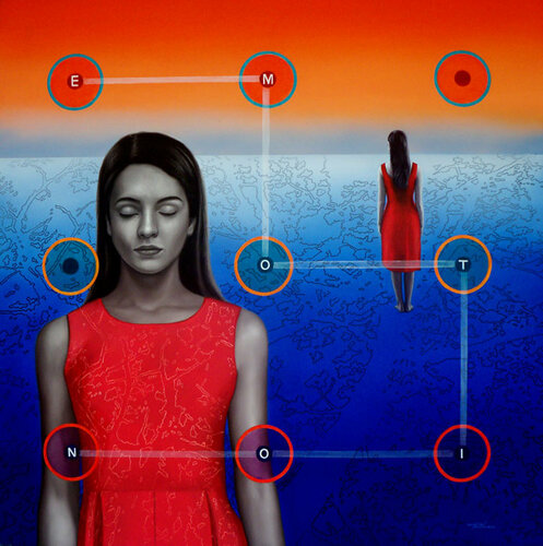 Pass-code di Nijesh Mohan, Pittura in vendita su Singulart