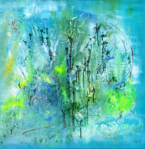 Haute vibration von Chrystèle Ferron (Nasca), Malerei kaufen auf Singulart