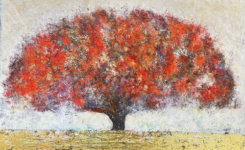 L'arbre éternel von Chrystèle Ferron (Nasca), Malerei kaufen auf Singulart