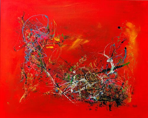 Force et beauté di Chrystèle Ferron (Nasca), Pittura in vendita su Singulart