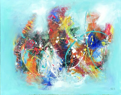 Fantaisies di Chrystèle Ferron (Nasca), Pittura in vendita su Singulart