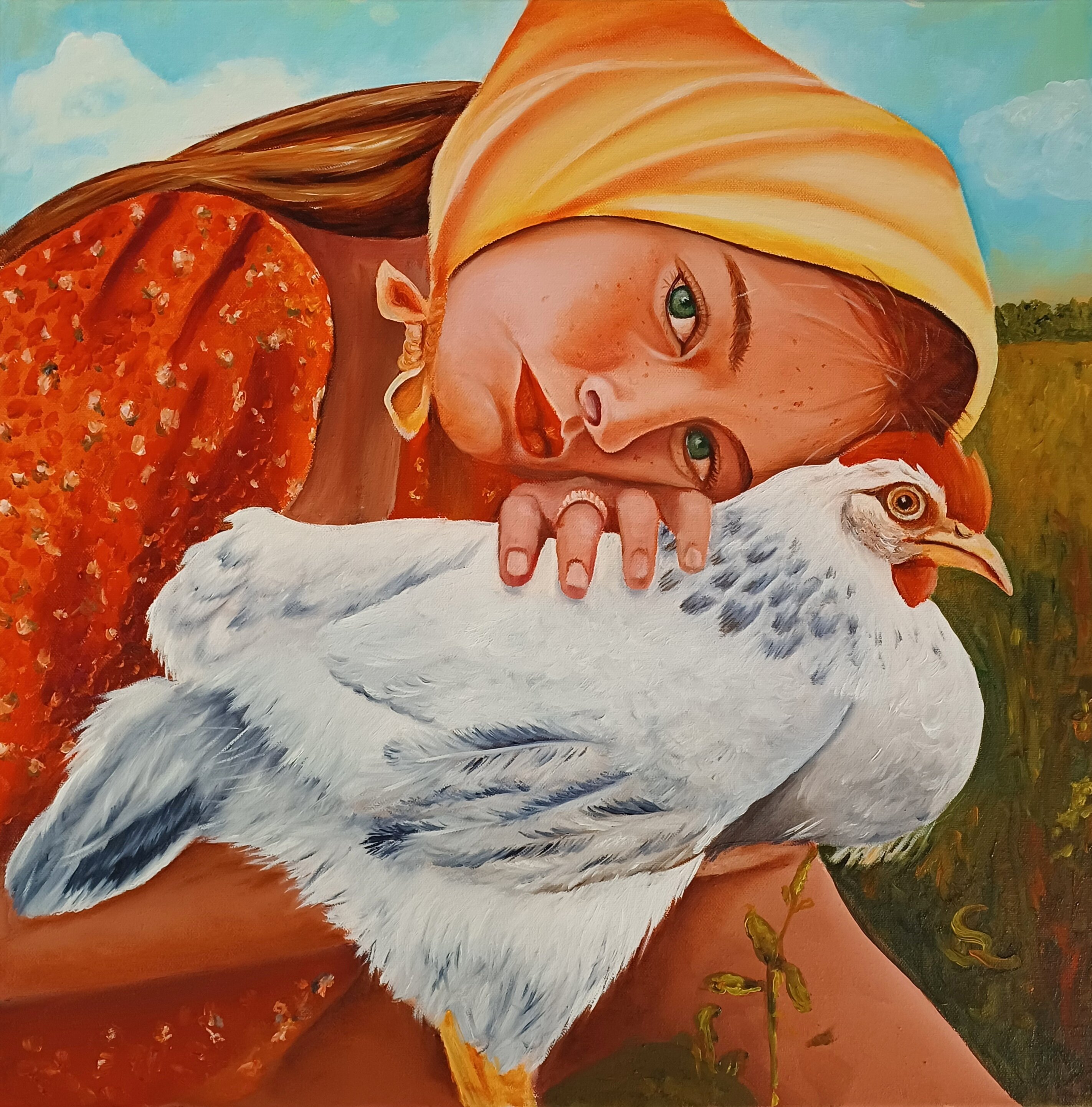 Topic Chicken paintings