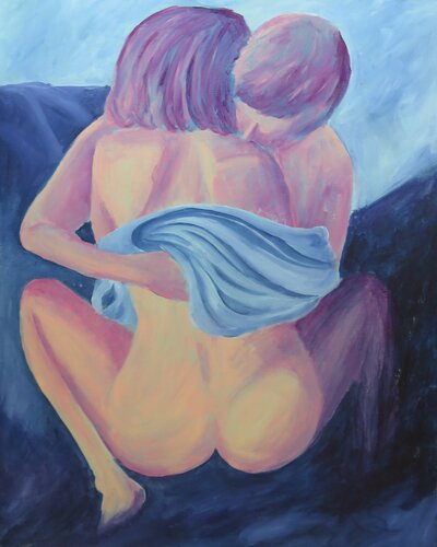 Verschlungen! by Steffi Rodigas, Painting for Sale on Singulart