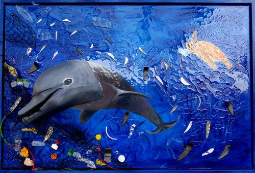 Sterben die Meere- sterben auch wir von Steffi Rodigas, Malerei kaufen auf Singulart