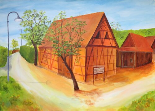 Der Wiesentgarten di Steffi Rodigas, Pittura in vendita su Singulart