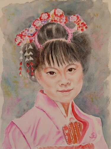 Kinder dieser Welt V de Steffi Rodigas, Obra en papel a la venta en Singulart