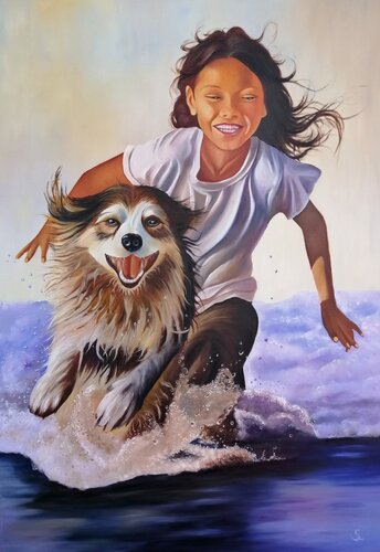 Freundschaft von Steffi Rodigas, Malerei kaufen auf Singulart