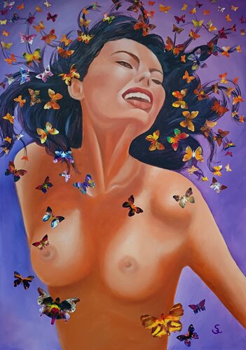 Flying dreams II von Steffi Rodigas, Malerei kaufen auf Singulart
