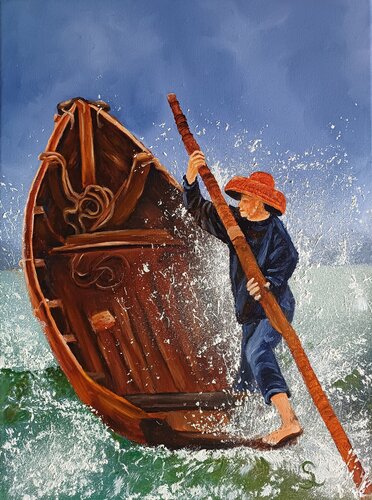 Stürmisch di Steffi Rodigas, Pittura in vendita su Singulart