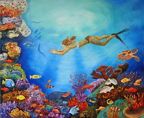 Coral Reef Paintings For Sale - SINGULART