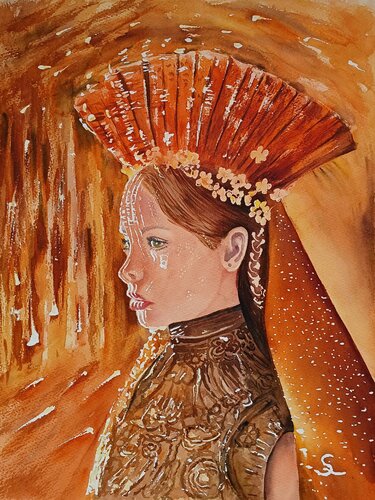 La Principessa di Steffi Rodigas, Opera su carta in vendita su Singulart
