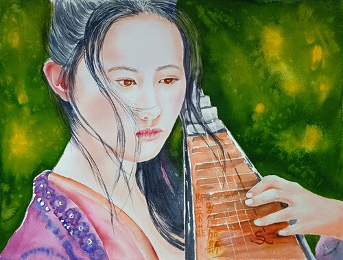 Liu Yifei by Steffi Rodigas, Work on Paper for Sale on Singulart