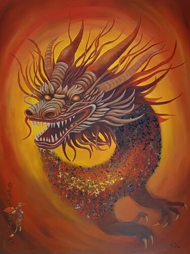 Red Dragon di Steffi Rodigas, Altri media in vendita su Singulart