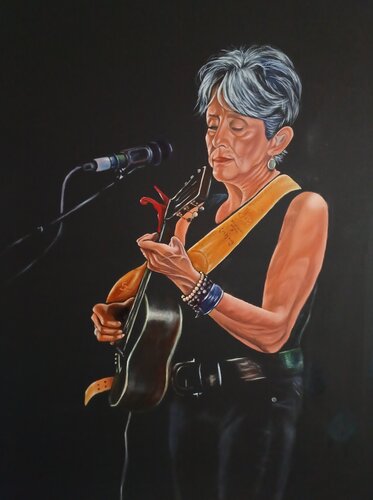 Joan Baez von Steffi Rodigas, Malerei kaufen auf Singulart