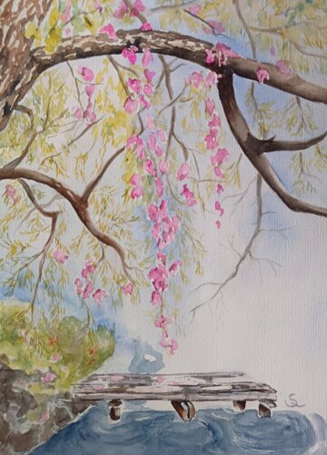 Erholung by Steffi Rodigas, Work on Paper for Sale on Singulart
