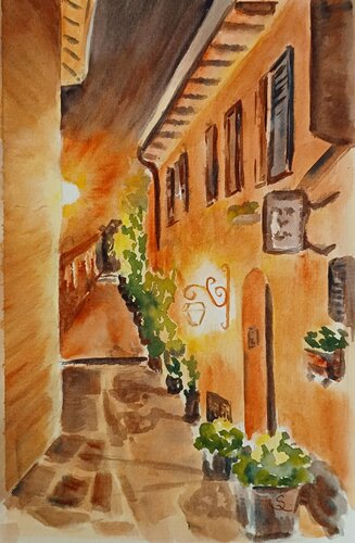 Burgnacht by Steffi Rodigas, Work on Paper for Sale on Singulart