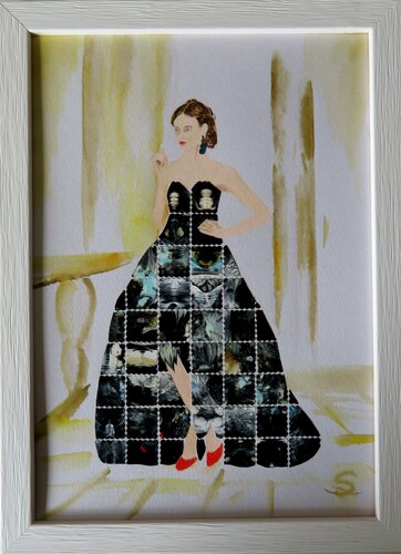 Girls of Art in Art I di Steffi Rodigas, Opera su carta in vendita su Singulart