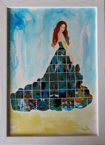 Girls of Art in Art III di Steffi Rodigas, Opera su carta in vendita su Singulart