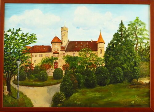Schloss Hohenstein di Steffi Rodigas, Pittura in vendita su Singulart
