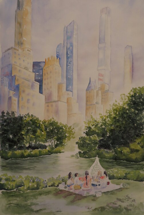 Picknick im Central Park Steffi Rodigas