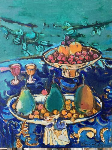 Fruit calvados by Olga Soloviova, Painting for Sale on Singulart