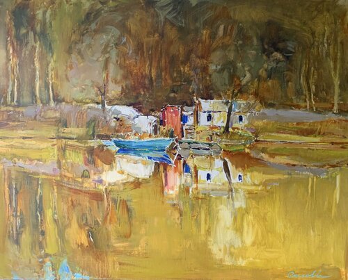 Inverted world di Olga Soloviova, Pittura in vendita su Singulart